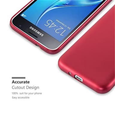 Skal Samsung Galaxy J1 2016 Fodral Case (Röd)