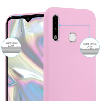 Skal Samsung Galaxy A70e Fodral Case (Rosa)