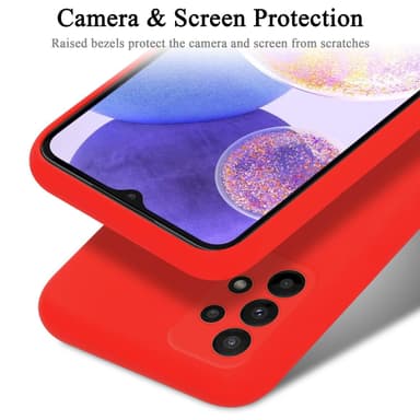 Samsung Galaxy A23 4G Skal Fodral Case (Röd)