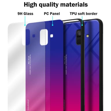 Samsung Galaxy A6 2018 Skal Fodral Case (Svart)