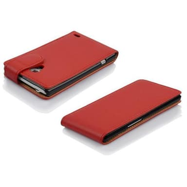 LG L90 (1. SIM) Flipfodral Skal (Röd)