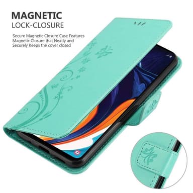 Samsung Galaxy A60 / M40 Plånboksfodral Skal (Turkos)