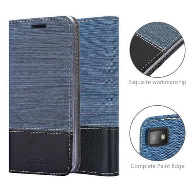 Blackberry Z10 Plånboksfodral Skal (Blå)
