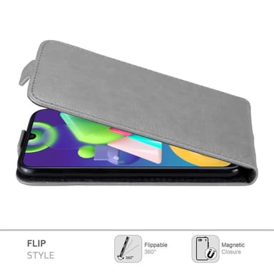 Samsung Galaxy M21 / M30s Flipfodral Skal (Grå)