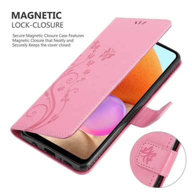 Samsung Galaxy A32 4G Plånboksfodral Skal (Rosa)