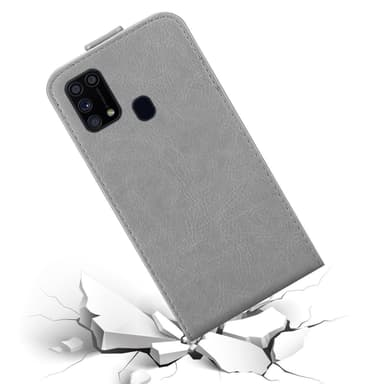 Samsung Galaxy M21 / M30s Flipfodral Skal (Grå)