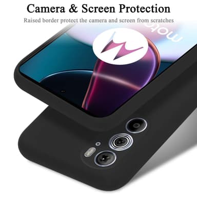 Motorola EDGE+ Skal Fodral Case (Svart)