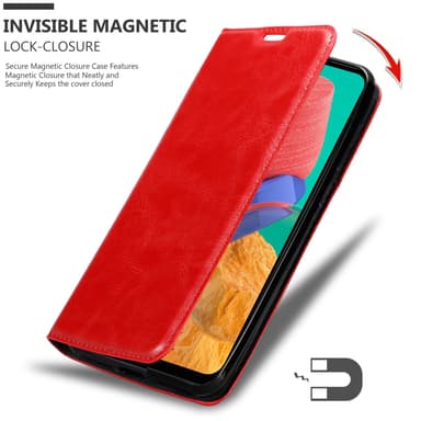 Samsung Galaxy M33 5G Skal Fodral Case (Röd)