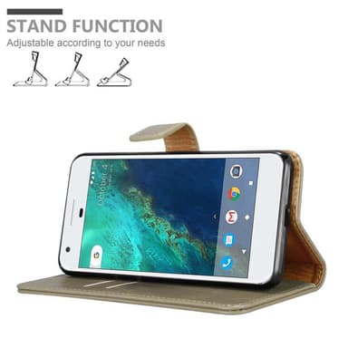 Google PIXEL Plånboksfodral Skal (Brun)