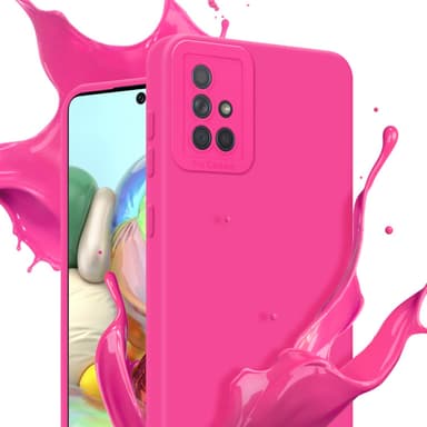 Samsung Galaxy A71 4G Skal Fodral Case (Rosa)