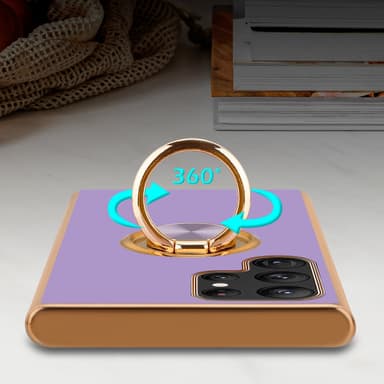 Samsung Galaxy S22 ULTRA Skal Fodral Case (Lila)