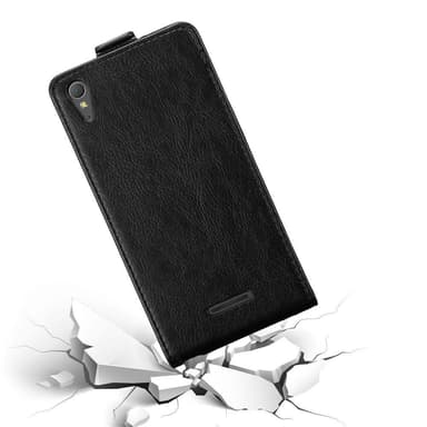 Sony Xperia T3 Flipfodral Skal (Svart)