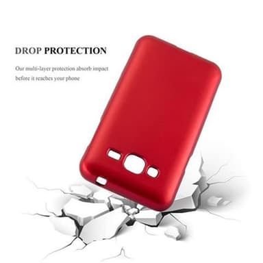 Skal Samsung Galaxy J3 2016 Fodral Case (Röd)