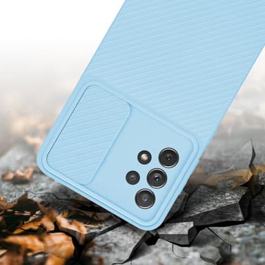 Skal Samsung Galaxy A72 4G / 5G Fodral Case (Blå)
