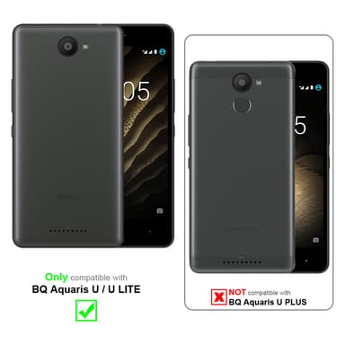 BQ Aquaris U / U LITE Skal Fodral Case (Röd)