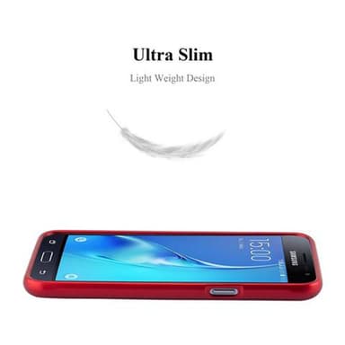 Skal Samsung Galaxy J3 2016 Fodral Case (Röd)