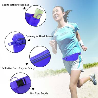 Fanny pack för mobiltelefonerJusterbar längd midjeväska