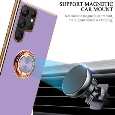 Samsung Galaxy S22 ULTRA Skal Fodral Case (Lila)