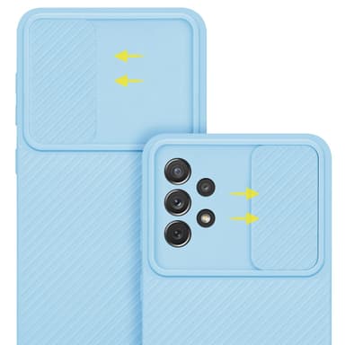 Skal Samsung Galaxy A72 4G / 5G Fodral Case (Blå)