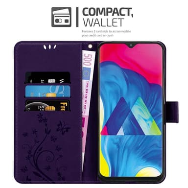 Samsung Galaxy A10 / M10 Plånboksfodral Skal (Lila)