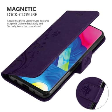 Samsung Galaxy A10 / M10 Plånboksfodral Skal (Lila)