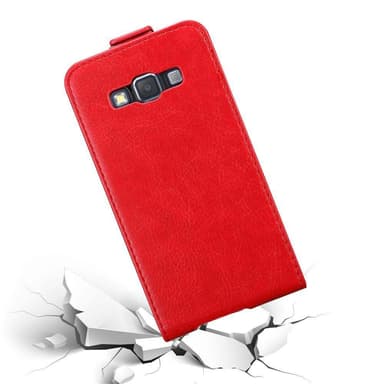 Samsung Galaxy A3 2015 Flipfodral Skal (Röd)