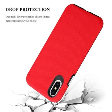 iPhone X / XS Skal Fodral Case (Röd)