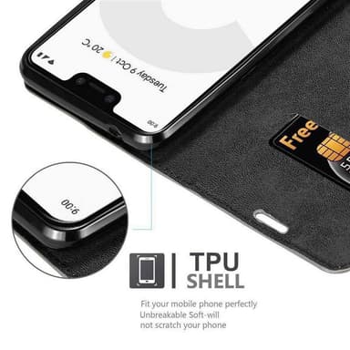 Google PIXEL 3 XL Skal Fodral Case (Brun)