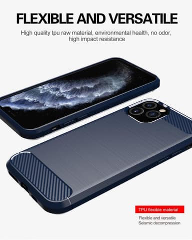 iPhone 11 PRO MAX Skal Fodral Case (Blå)