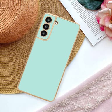 Samsung Galaxy S21 FE Skal Fodral Case (Grön)