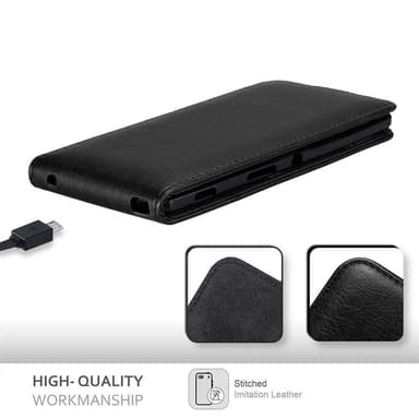 Sony Xperia T3 Flipfodral Skal (Svart)