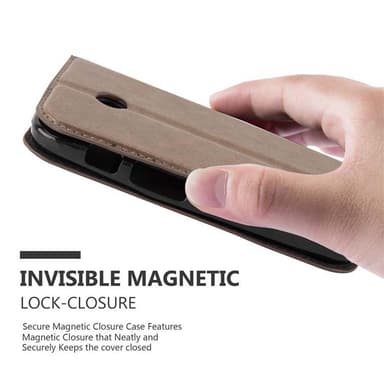 Motorola MOTO E1 Skal Fodral Case (Brun)