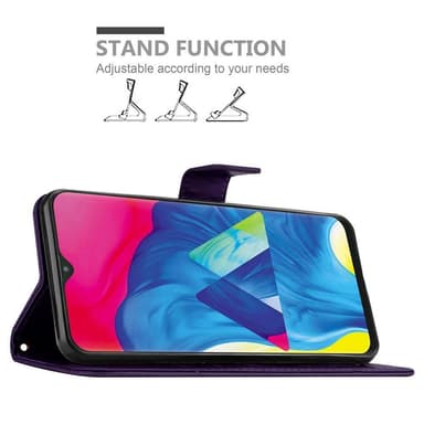 Samsung Galaxy A10 / M10 Plånboksfodral Skal (Lila)