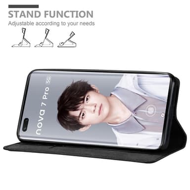 Huawei NOVA 7 PRO 5G Skal Fodral Case (Svart)