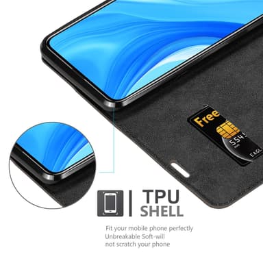 Huawei P SMART PRO Skal Fodral Case (Brun)