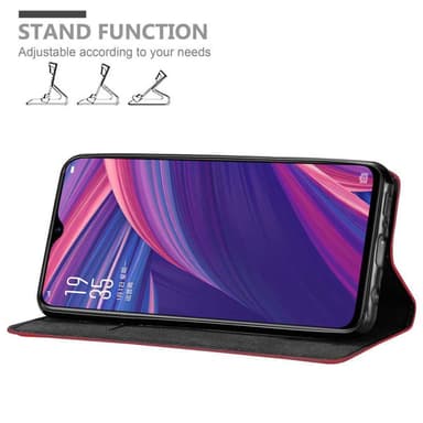 Oppo R17 PRO Skal Fodral Case (Röd)