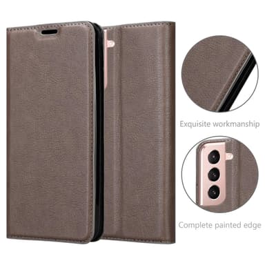 Samsung Galaxy S21 PLUS Skal Fodral Case (Brun)