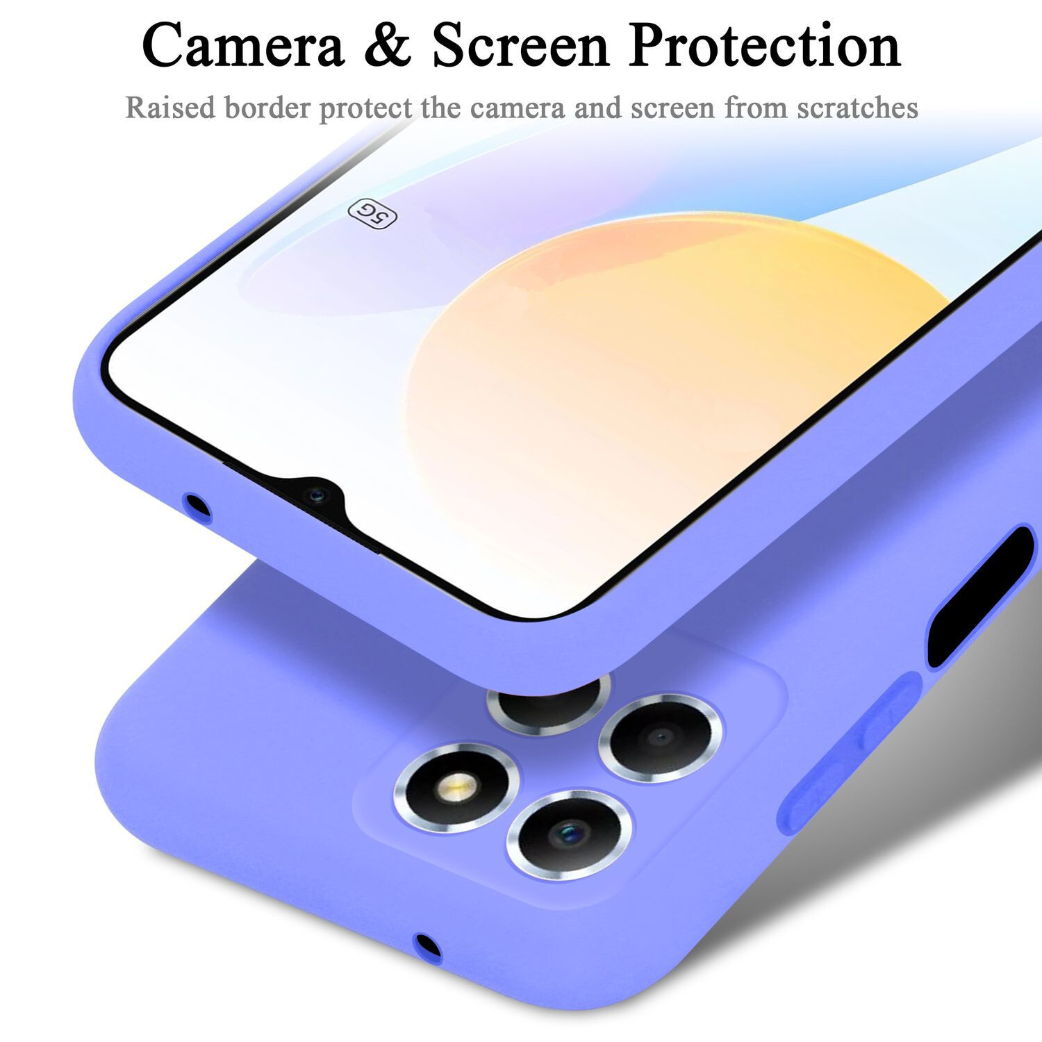 Honor X8 5G Skal Fodral Case (Lila)