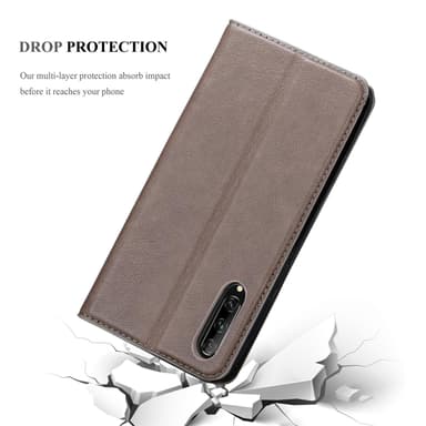 Huawei P SMART PRO Skal Fodral Case (Brun)