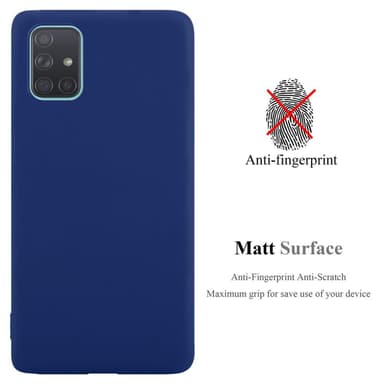 Skal Samsung Galaxy A71 5G Fodral Case (Blå)
