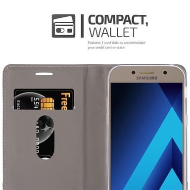 Samsung Galaxy A3 2017 Plånboksfodral Skal (Blå)