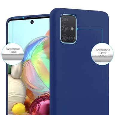 Skal Samsung Galaxy A71 5G Fodral Case (Blå)