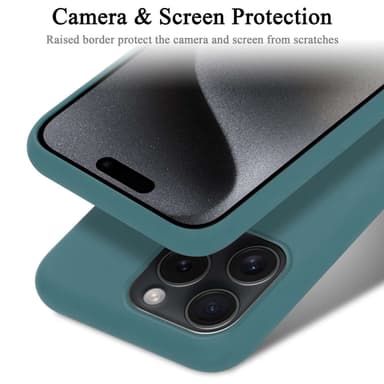 iPhone 15 PRO Skal Fodral Case (Grön)