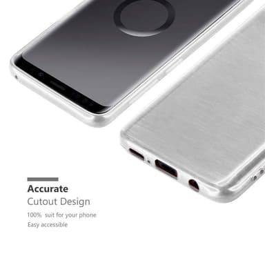 Samsung Galaxy S9 Skal Fodral Case (Silver)