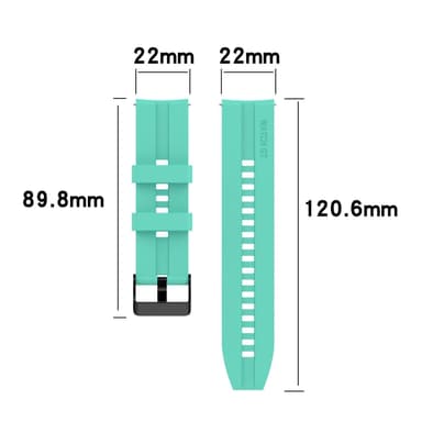 Silikon Armband 22mm för Samsung Galaxy Gear S3/Gear 2