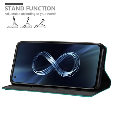 Asus ZenFone 8 Skal Fodral Case (Turkos)