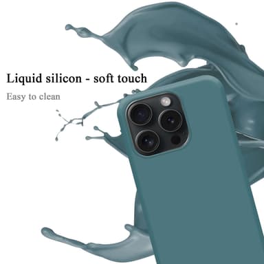 iPhone 15 PRO Skal Fodral Case (Grön)