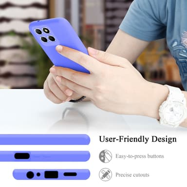 Honor X8 5G Skal Fodral Case (Lila)