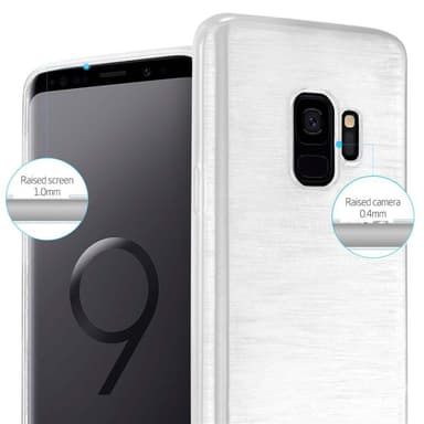 Samsung Galaxy S9 Skal Fodral Case (Silver)
