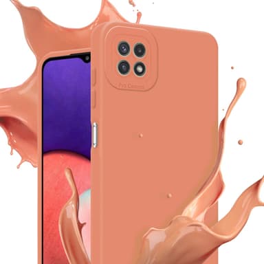 Samsung Galaxy A22 5G Skal Fodral Case (Orange)